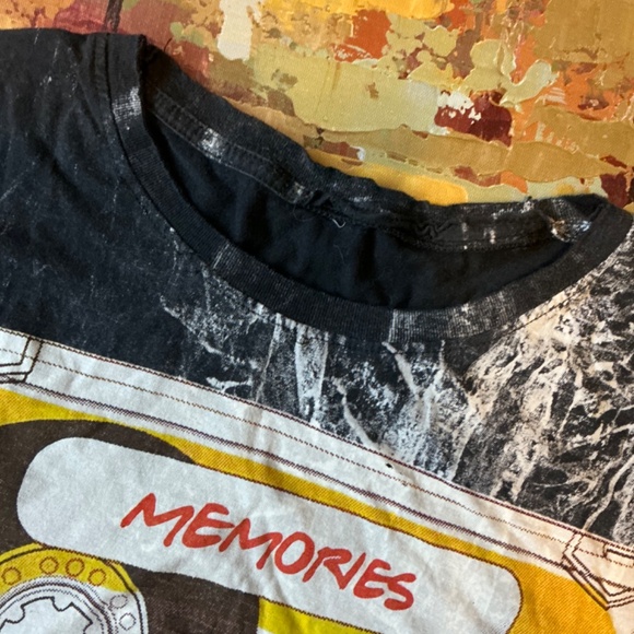 NO.TIME - Memories stone distressed t-shirt - Picture 3 of 7